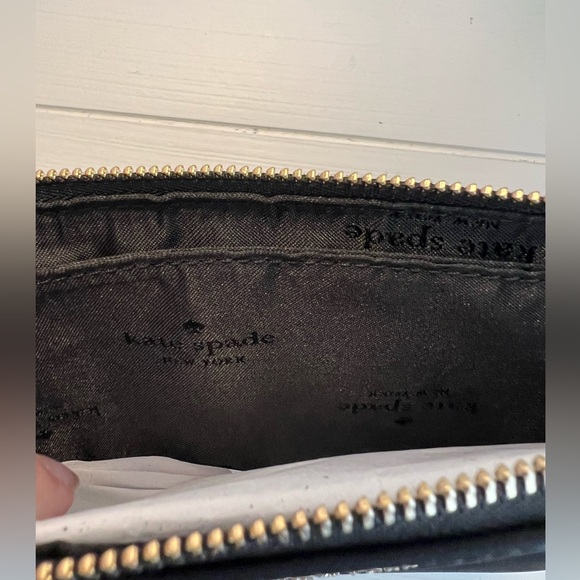 Kate Spade Wristlet, NWT, Black - Picture 3 of 3